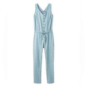 Blue Stripe Wayferers Sleeveless Jumpsuit